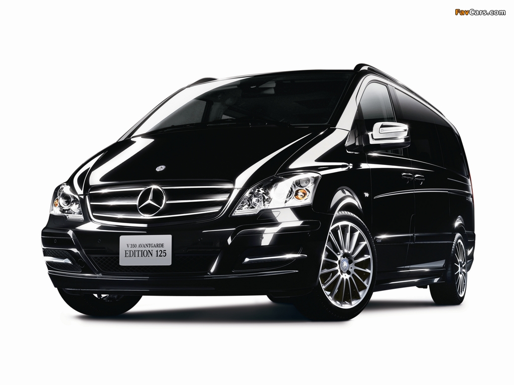 Mercedes-Benz V 350 Edition 125 (W639) 2011 wallpapers (1024 x 768)