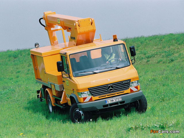 Mercedes-Benz Vario 814DA-KO Ruthmann Steiger (670) 1996 pictures (640 x 480)