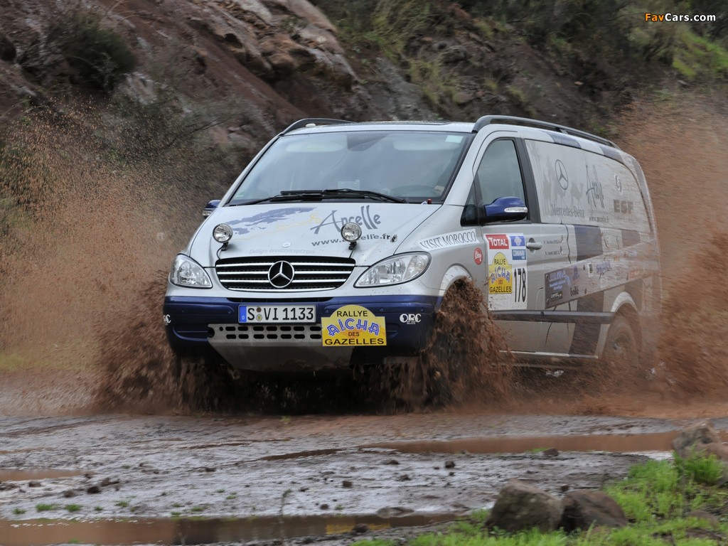 Images of Mercedes-Benz Viano 4MATIC Rally Car (W639) 2003–10 (1024 x 768)