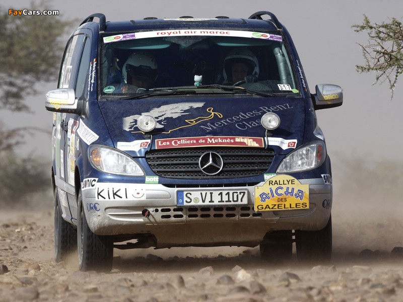 Mercedes-Benz Viano 4MATIC Rally Car (W639) 2003–10 wallpapers (800 x 600)