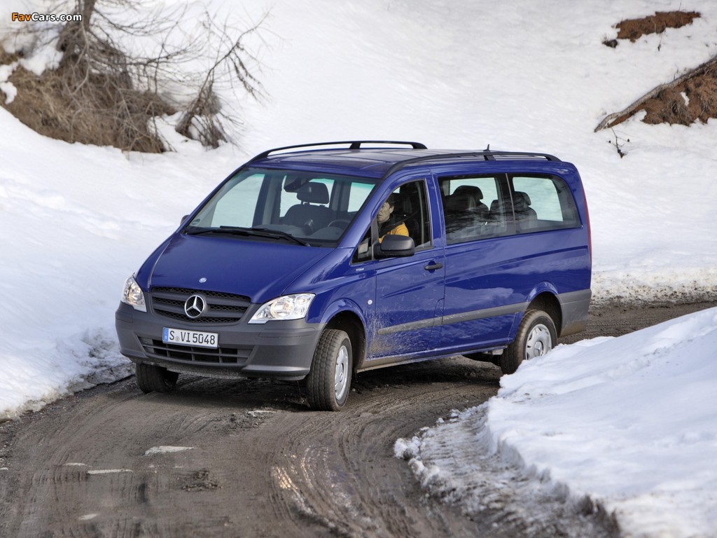 Mercedes-Benz Vito 4MATIC (W639) 2010 images (1024 x 768)