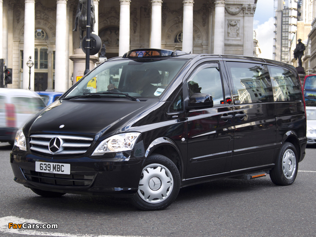 Mercedes-Benz Vito Taxi UK-spec (W639) 2010 photos (640 x 480)