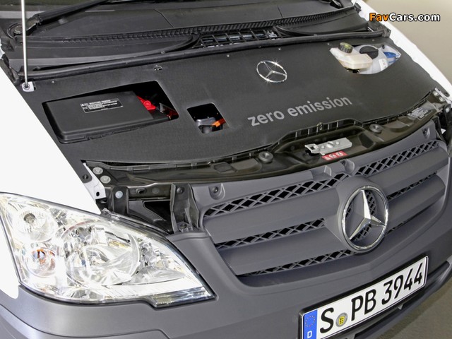 Mercedes-Benz Vito Van E-Cell (W639) 2010 pictures (640 x 480)