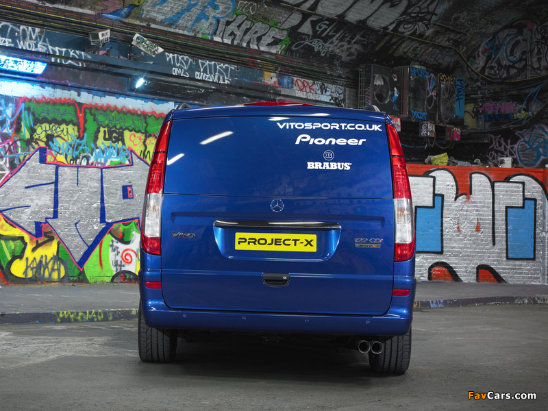 Mercedes-Benz Vito Sport-X Project X (W639) 2012 pictures (800 x 600)