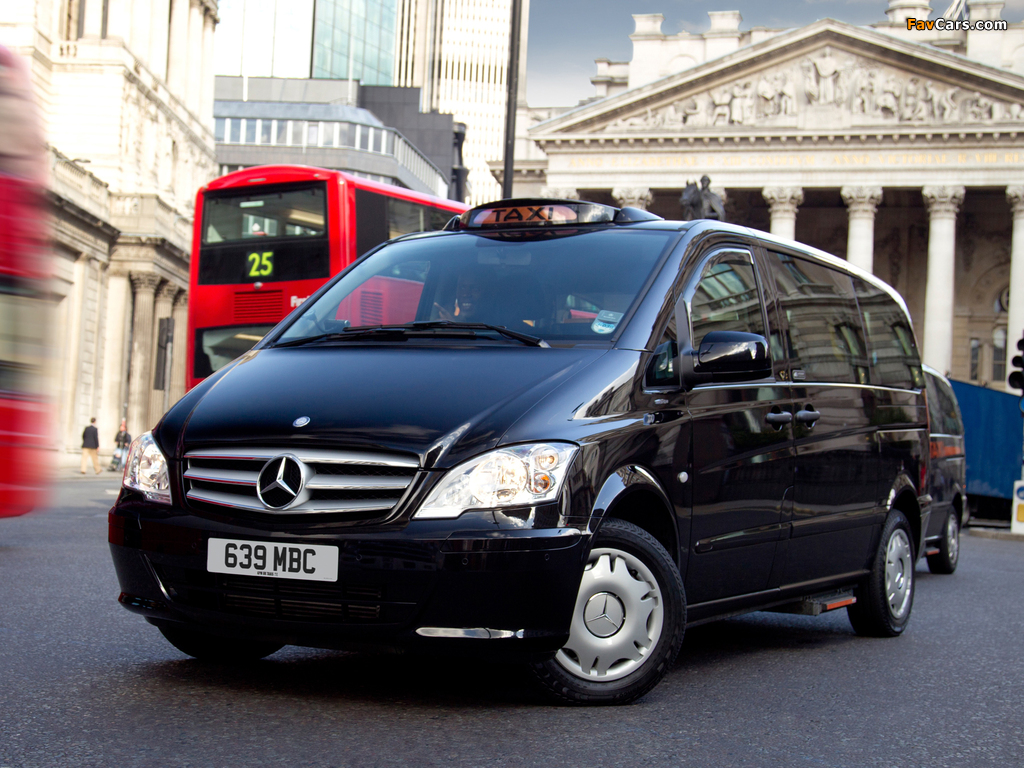 Photos of Mercedes-Benz Vito Taxi UK-spec (W639) 2010 (1024 x 768)