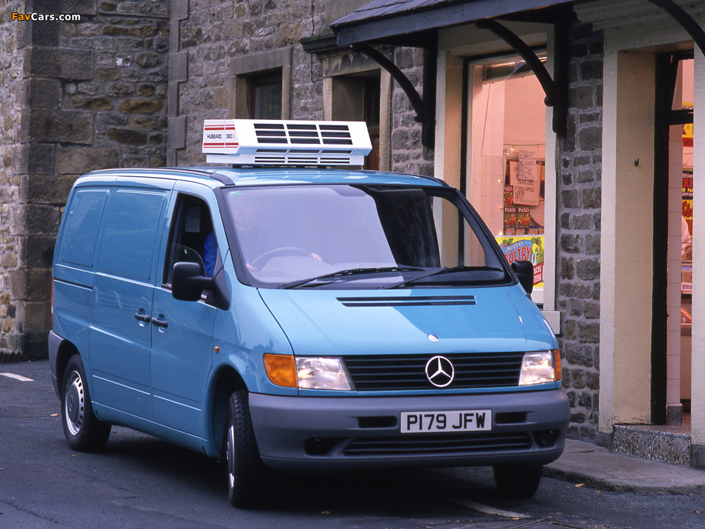 Pictures of Mercedes-Benz Vito 110 CDI Refregirator Van UK-spec (W638) 1996–2003 (1024 x 768)