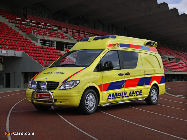 Tamlans Mercedes-Benz Vito Ambulance (W639) 2003–10 wallpapers (640 x 480)