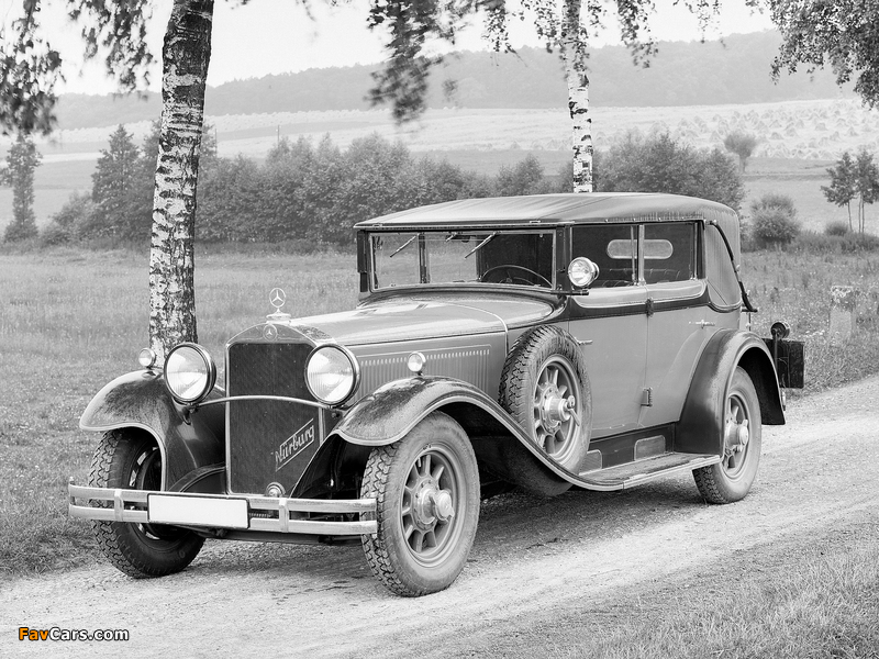Mercedes-Benz Nürburg 460 K Cabriolet D (W08) 1928–33 wallpapers (800 x 600)