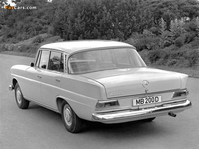 Mercedes-Benz 200 D (W110) 1965–68 photos (640 x 480)