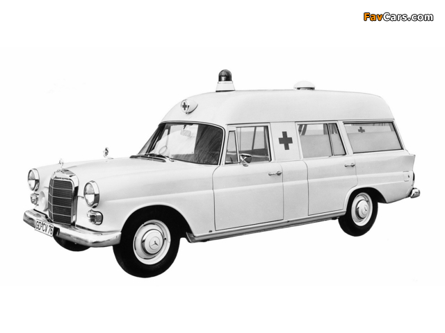 Binz Mercedes-Benz 200 D Ambulance (W110) 1965–68 wallpapers (640 x 480)