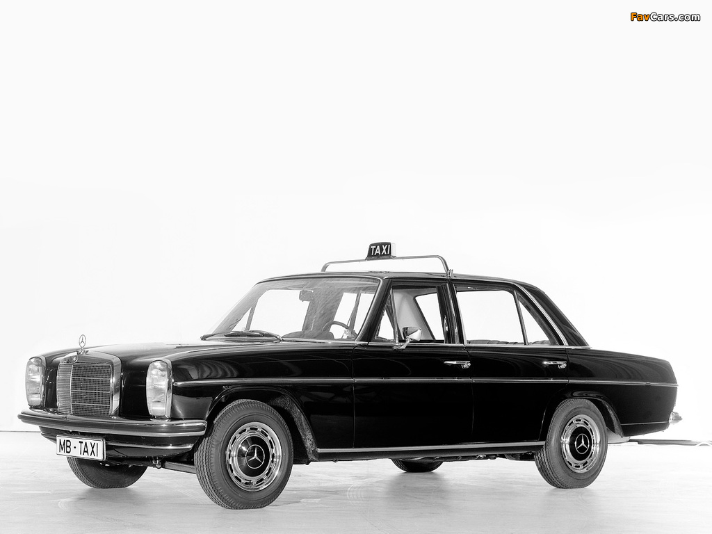 Mercedes-Benz E-Klasse Taxi (W114/115) 1967–73 images (1024 x 768)