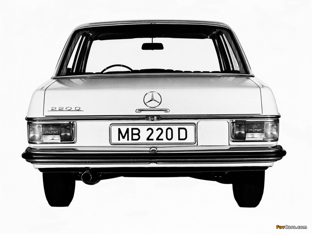 Mercedes-Benz 220 D (W115) 1967–73 photos (1024 x 768)