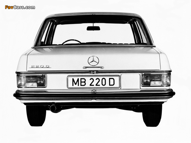Mercedes-Benz 220 D (W115) 1967–73 photos (640 x 480)