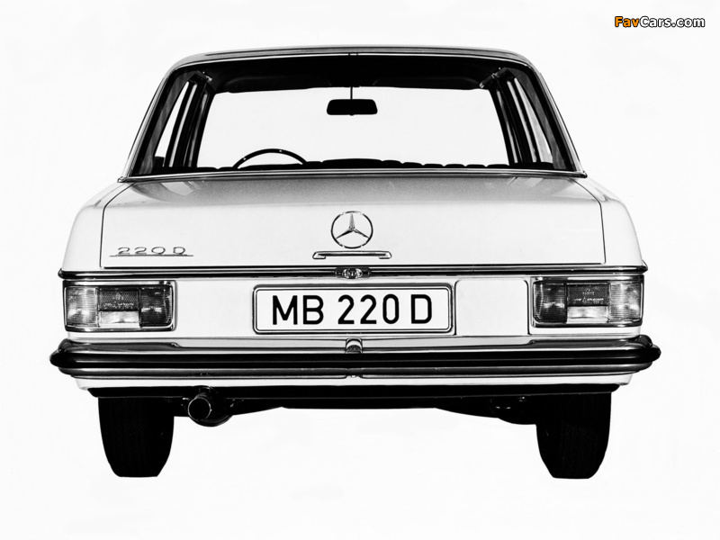 Mercedes-Benz 220 D (W115) 1967–73 photos (800 x 600)