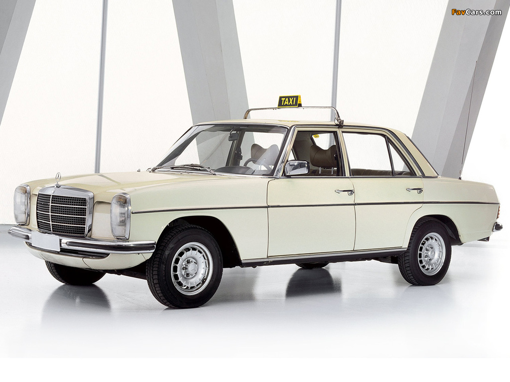 Mercedes-Benz 240 D 3.0 Taxi (W115) 1974–76 pictures (1024 x 768)