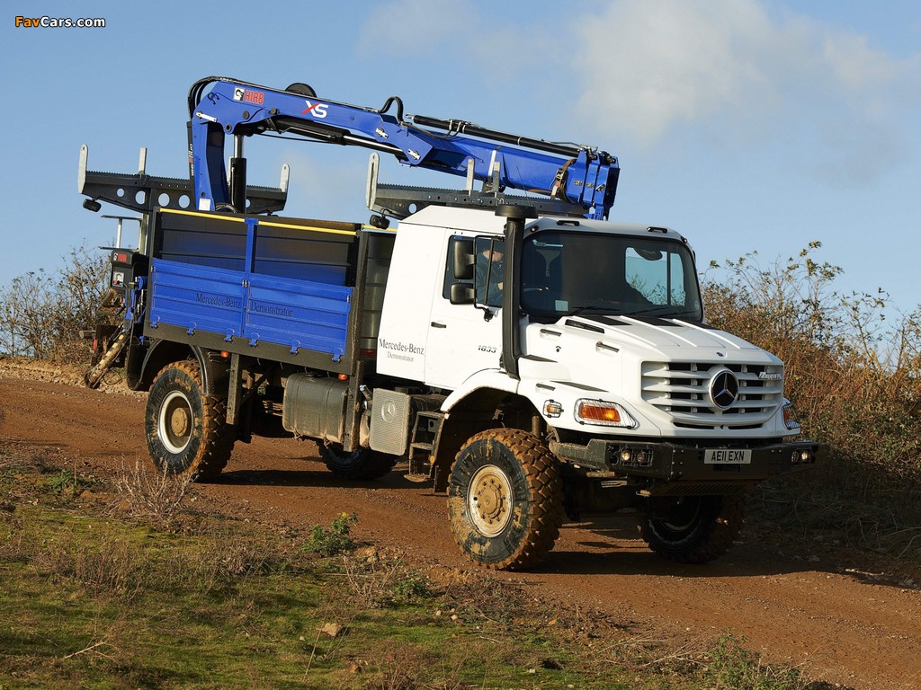 Mercedes-Benz Zetros 1833 UK-spec 2008 wallpapers (1024 x 768)