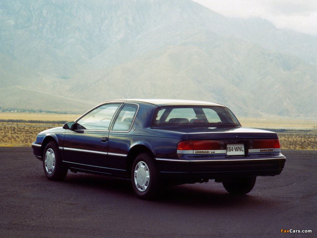 Images of Mercury Cougar 1989–91 (1024 x 768)