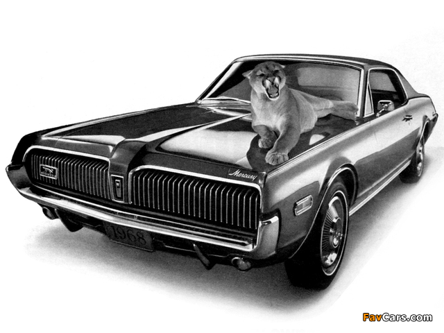 Mercury Cougar 1968 images (640 x 480)