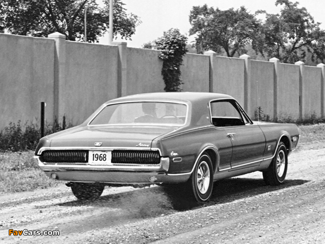 Mercury Cougar XR-7 1968 pictures (640 x 480)