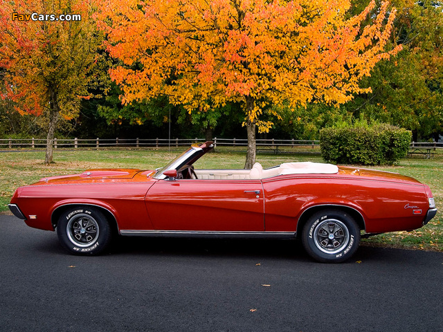 Mercury Cougar XR-7 Convertible 1969 wallpapers (640 x 480)