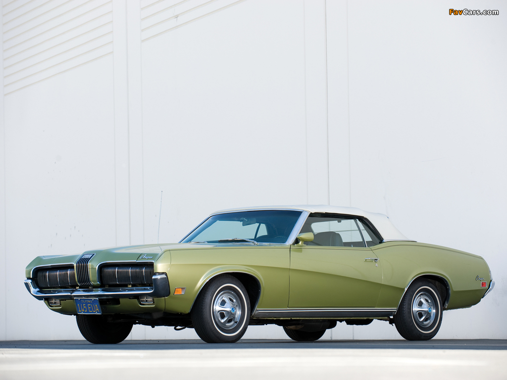 Mercury Cougar Convertible 1970 wallpapers (1024 x 768)