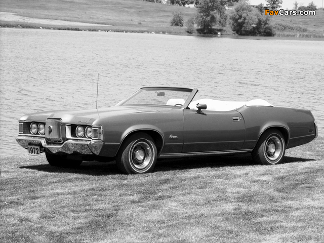 Mercury Cougar Convertible 1972 images (640 x 480)