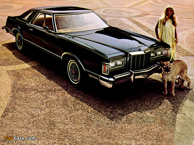 Mercury Cougar XR-7 Decor Group 1977–78 wallpapers (640 x 480)