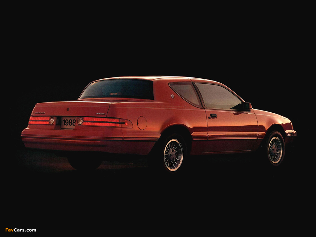 Photos of Mercury Cougar XR-7 1987–88 (1024 x 768)