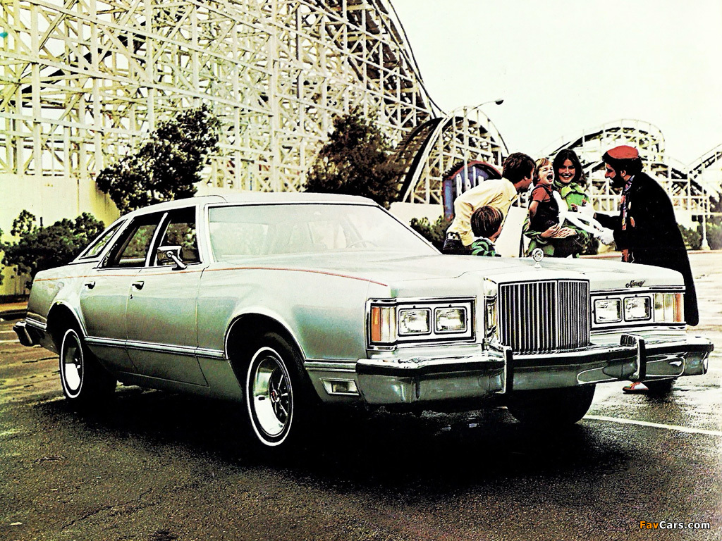 Mercury Cougar Brougham Sedan 1977–78 wallpapers (1024 x 768)