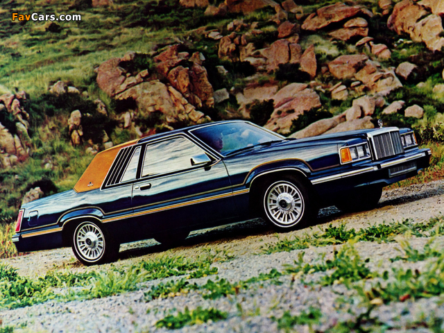 Mercury Cougar XR-7 Sports Group 1980 wallpapers (640 x 480)