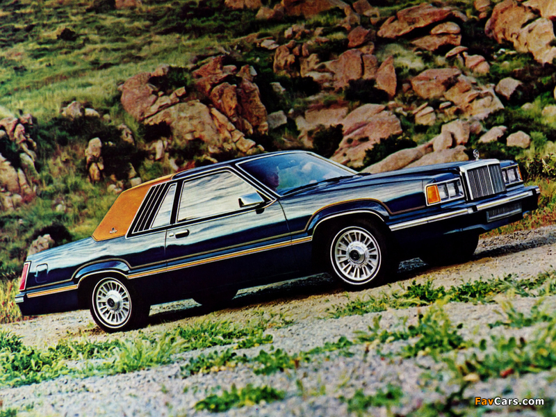 Mercury Cougar XR-7 Sports Group 1980 wallpapers (800 x 600)