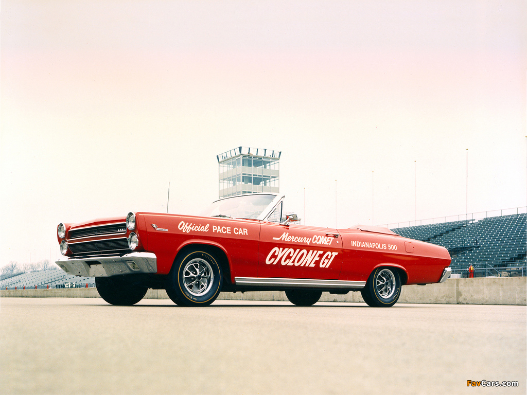 Photos of Mercury Comet Cyclone GT Convertible Indy 500 Pace Car 1966 (1024 x 768)