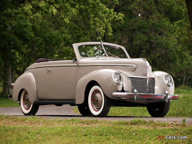 Mercury Eight Convertible (99A) 1939 images (640 x 480)