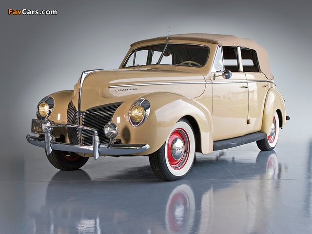 Mercury Eight Convertible Sedan (09A) 1940 images (640 x 480)