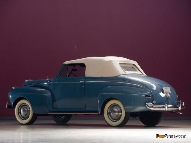 Mercury Eight Club Convertible Coupe (19A-76) 1941 wallpapers (640 x 480)