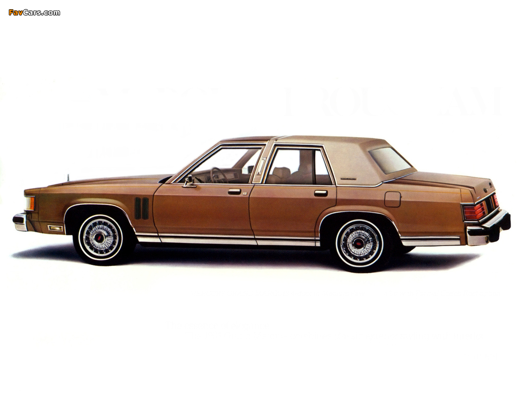 Pictures of Mercury Grand Marquis 4-door Sedan 1981 (1024 x 768)