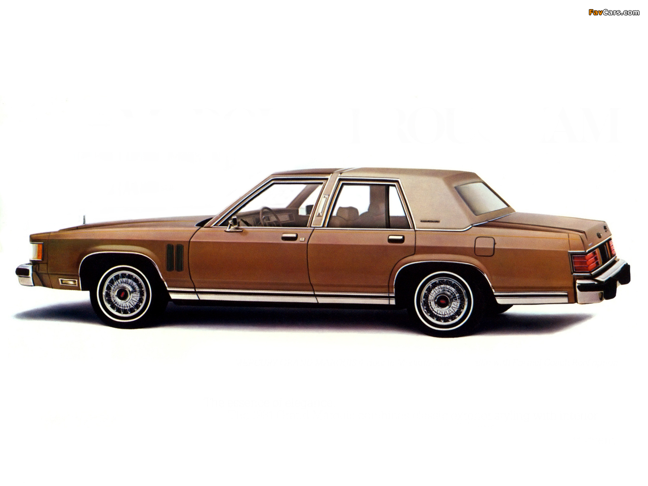Pictures of Mercury Grand Marquis 4-door Sedan 1981 (1280 x 960)