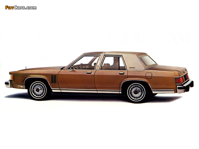 Pictures of Mercury Grand Marquis 4-door Sedan 1981 (640 x 480)