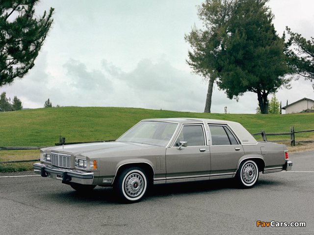 Mercury Grand Marquis 4-door Sedan 1981 wallpapers (640 x 480)