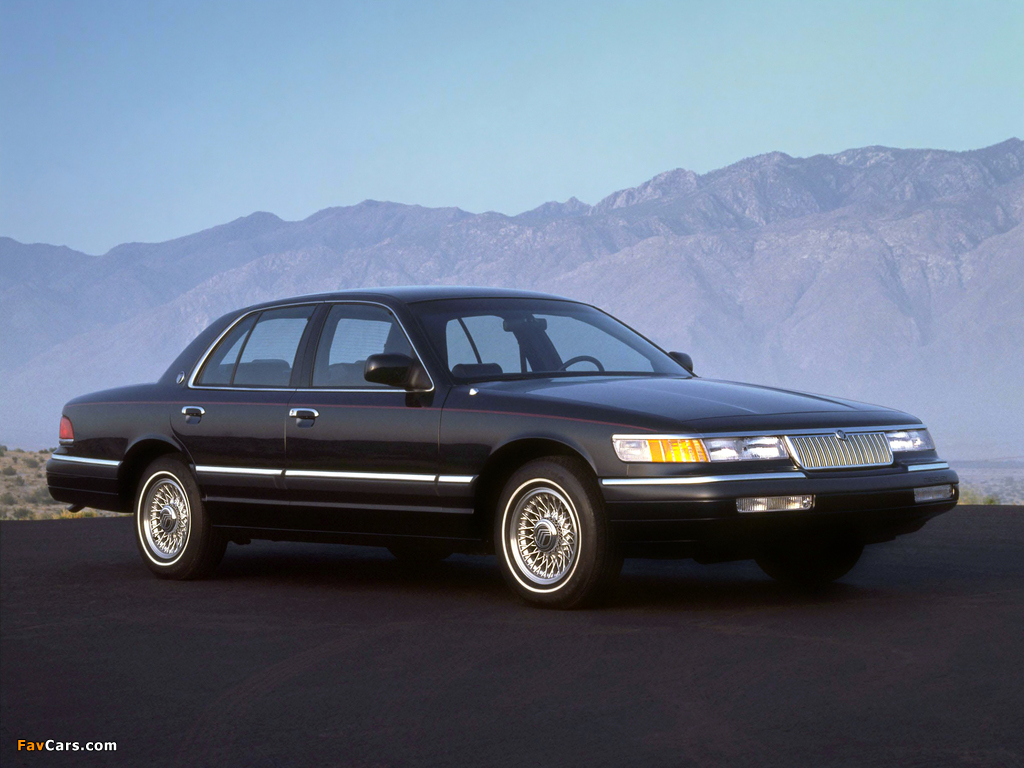 Mercury Grand Marquis 1992–95 wallpapers (1024 x 768)