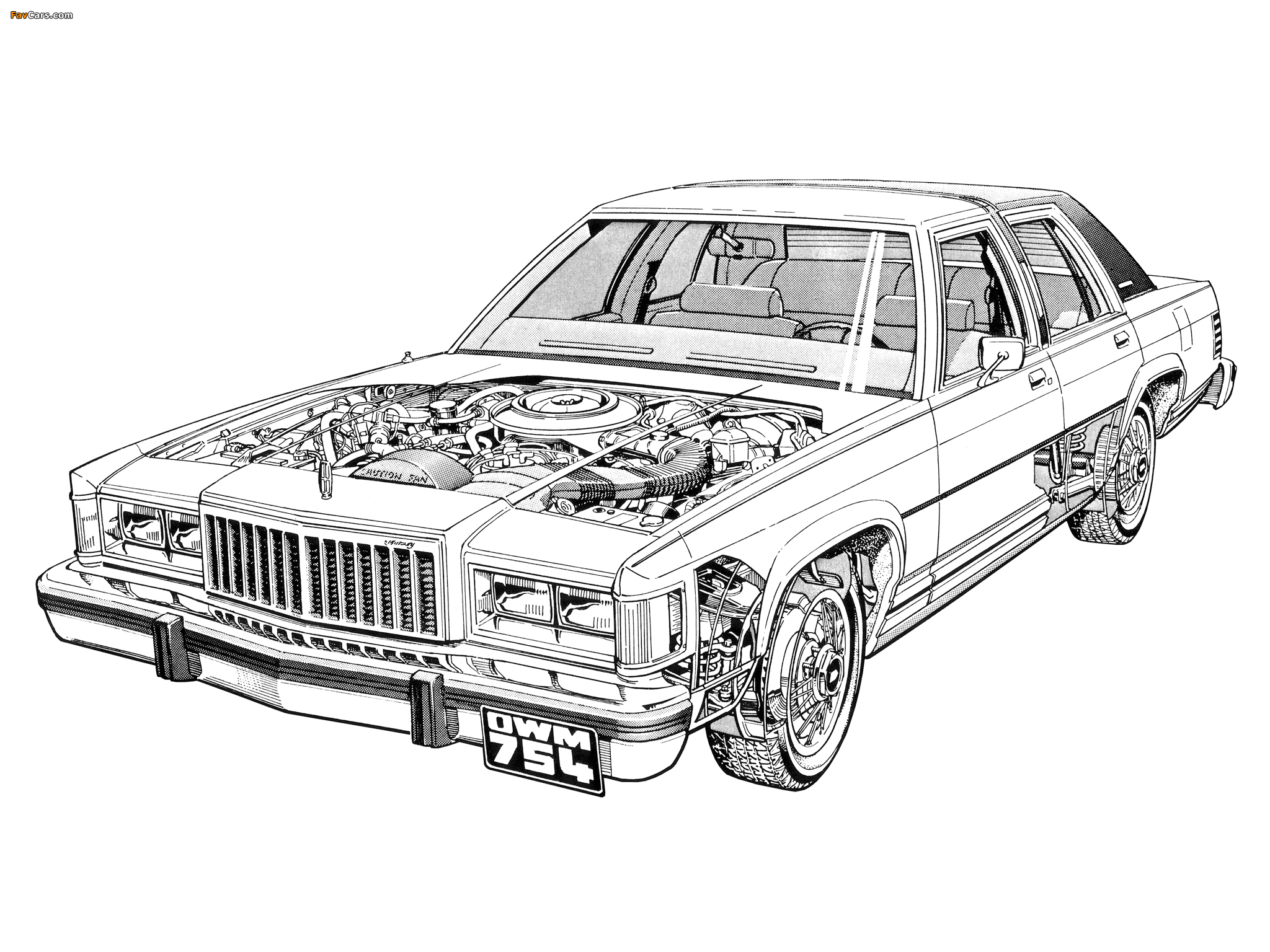 Mercury Grand Marquis 1983–87 wallpapers (2048 x 1536)