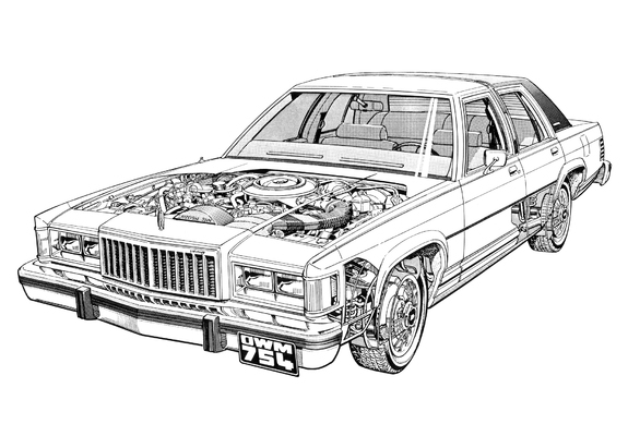 Mercury Grand Marquis 1983–87 wallpapers