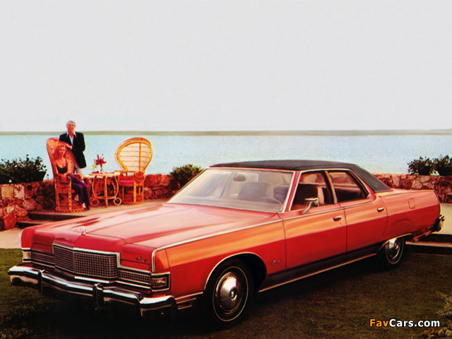 Mercury Marquis Brougham 4-door Pillared Hardtop 1973–78 images (640 x 480)