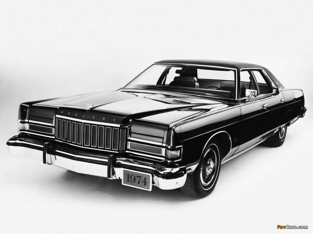 Mercury Marquis Brougham 4-door Pillared Hardtop 1973–78 wallpapers (1024 x 768)