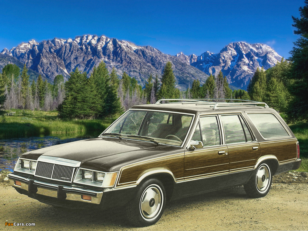 Pictures of Mercury Marquis Brougham Station Wagon 1984 (1024 x 768)