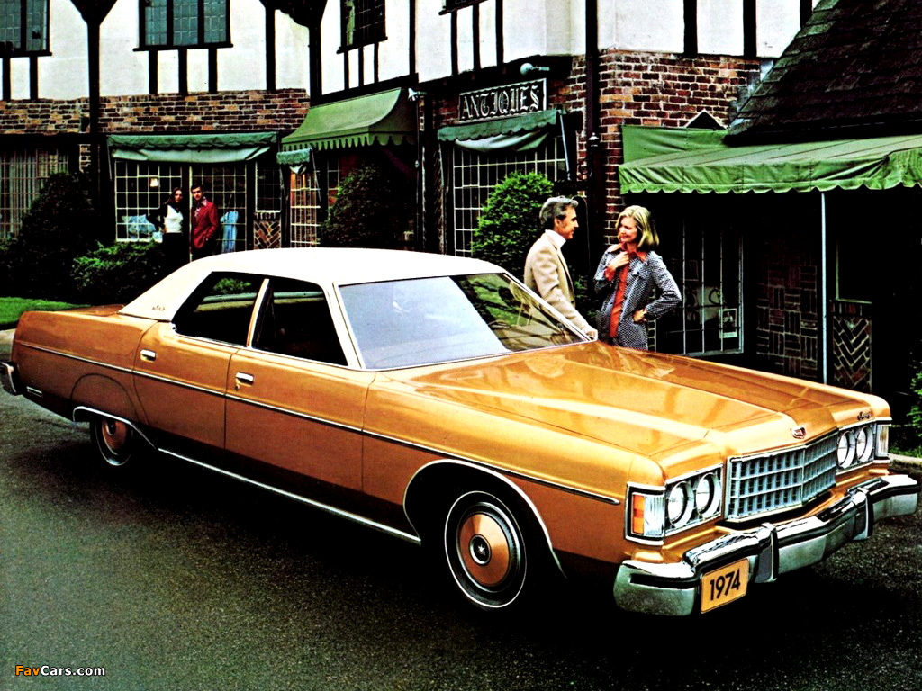 Images of Mercury Meteor Montcalm 4-door Hardtop 1974 (1024 x 768)