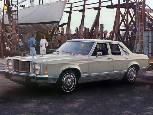 Pictures of Mercury Monarch Ghia 4-door Sedan 1978–79 (640 x 480)