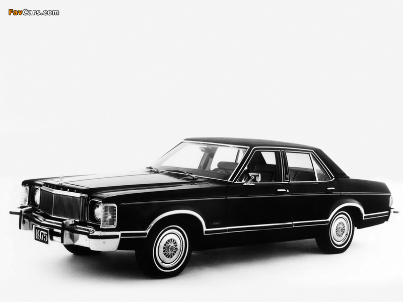 Mercury Monarch Ghia 4-door Sedan 1975 wallpapers (800 x 600)