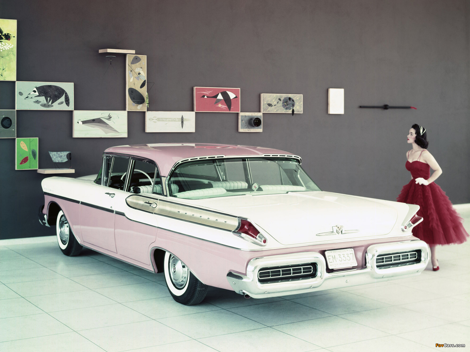 Mercury Montclair Sedan (58B) 1957 wallpapers (1600 x 1200)
