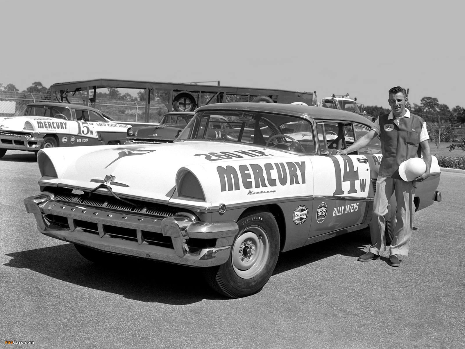 Images of Mercury Monterey NASCAR Race Car (64C) 1956 (1600 x 1200)